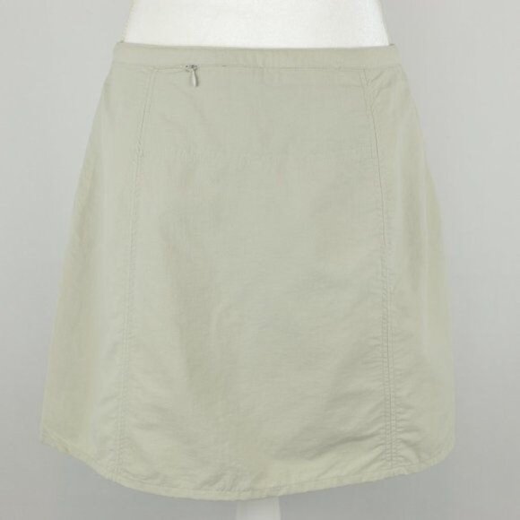 Royal Robbins Women's Size 12 Cream High Rise Wrap Casual Skort - Picture 3 of 8